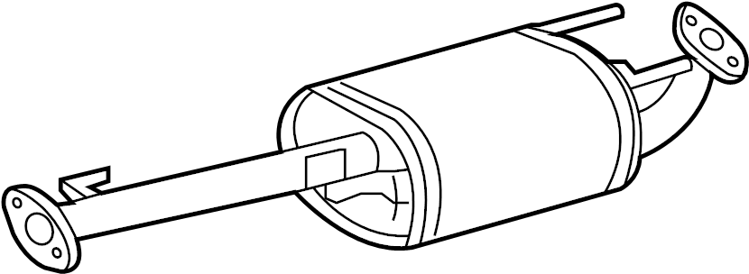 View 1742031370 Exhaust Muffler Full-Sized Product Image