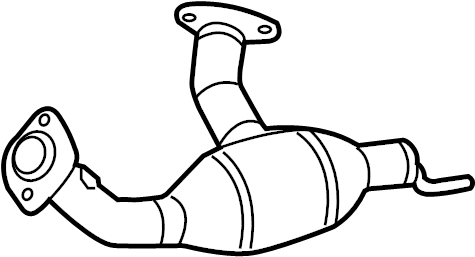 View 1745031190 Catalytic Converter (Front) Full-Sized Product Image