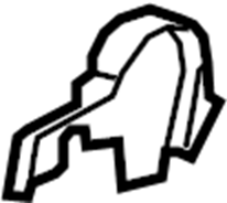 View 7186160100B3 Seat Trim Panel (Front) Full-Sized Product Image