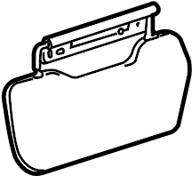 View 7430435020B0 Sun Visor (Left) Full-Sized Product Image