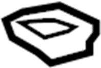 View 5846035020 Hook. Trim. (Front, Rear, Lower) Full-Sized Product Image