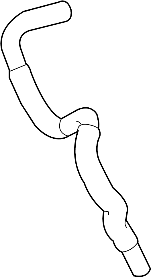 View 165720P282 Radiator Coolant Hose (Upper, Lower) Full-Sized Product Image