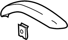 View 588330E060C0 Console Trim Panel (Rear, Upper) Full-Sized Product Image
