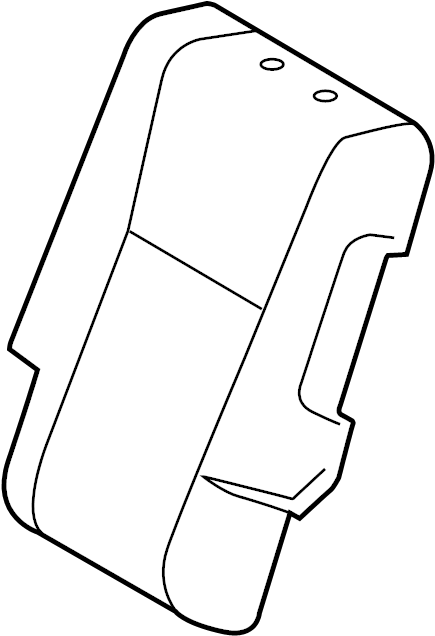 View 710780E192A5 Cover SUB - Assembly, S. Seat back Cover. (Rear) Full-Sized Product Image