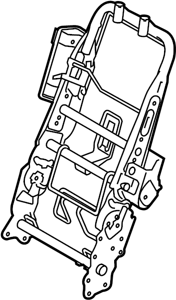View 710180E070 Seat Back Frame (Rear) Full-Sized Product Image
