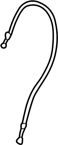 View 726600E050 Seat Flex Cable (Rear) Full-Sized Product Image