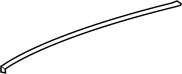 View 755510E050 Drip molding. MOULDING, ROOF DRIP.  Full-Sized Product Image