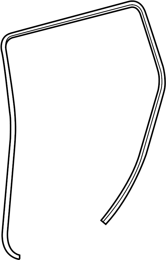 View 623310E050C0 Door Seal (Rear, Lower) Full-Sized Product Image