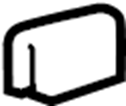 View 678370E080 Door Shell Seal (Front, Upper, Lower) Full-Sized Product Image
