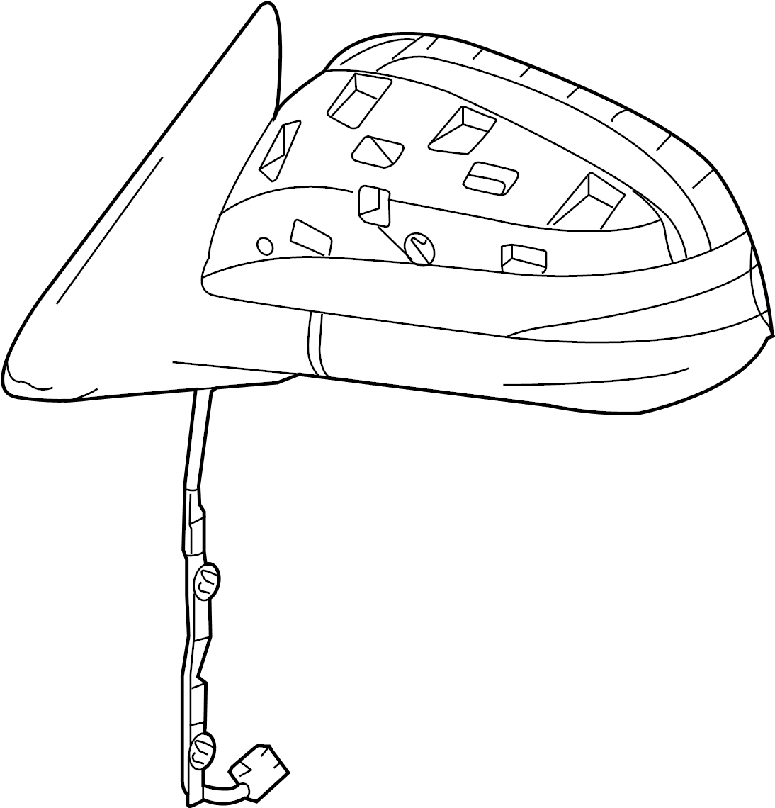 View 879400E282 Mirror Outer. (Left, Right, Rear) Full-Sized Product Image