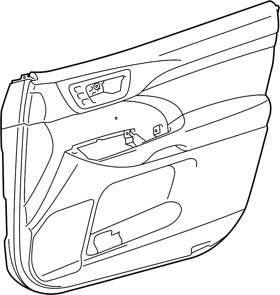 View 676100E581C0 Door Interior Trim Panel (Front) Full-Sized Product Image