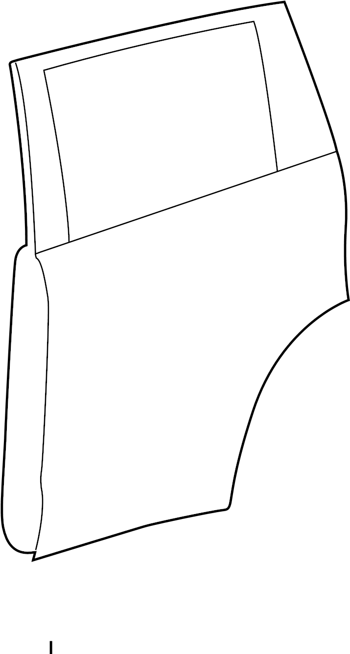 View 670030E110 Door Shell (Rear) Full-Sized Product Image