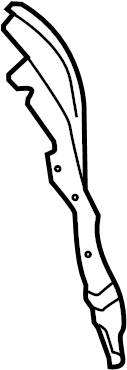View 617350E050 Quarter Panel Extension (Rear, Upper, Lower) Full-Sized Product Image