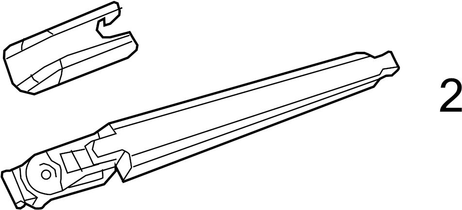 View 852920R020 Wiper. ARM. CAP. Cover.  Full-Sized Product Image