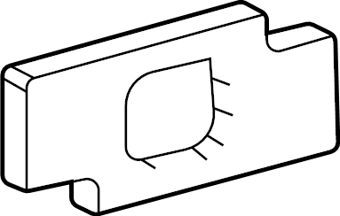 View 8157213210 Center High Mount Stop Light Gasket Full-Sized Product Image