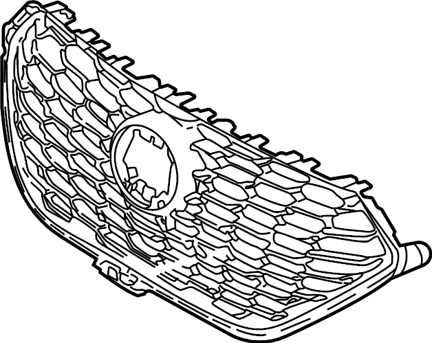View 531110E330 Grille, Radiator. (Upper) Full-Sized Product Image