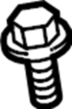 View 9011906A68 Cowl Plenum Panel Bolt Full-Sized Product Image