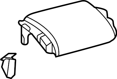 View 589440E030C0 Console Trim Panel (Rear, Upper) Full-Sized Product Image
