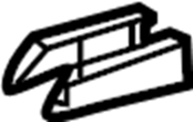 View 7215802230 Seat Track Cover (Rear) Full-Sized Product Image