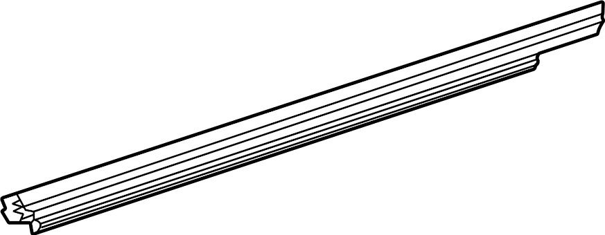 View 681720E080 Door Window Belt Weatherstrip (Front) Full-Sized Product Image