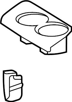 View 647140E080C0 Interior Quarter Panel Cup Holder Full-Sized Product Image