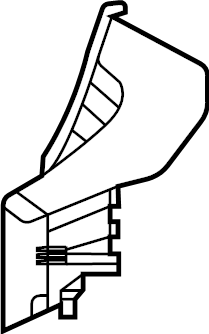 View 647130E060C0 Interior Quarter Panel Trim Panel Access Cover Full-Sized Product Image