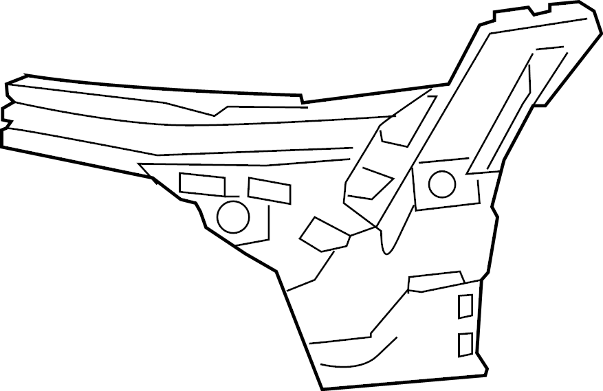 View 52125WAA01 Bumper Guide (Front, Upper) Full-Sized Product Image