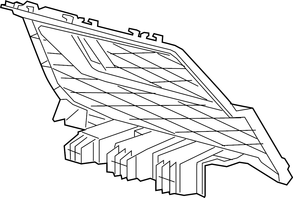 View 53142WAA04 Grille (Lower) Full-Sized Product Image