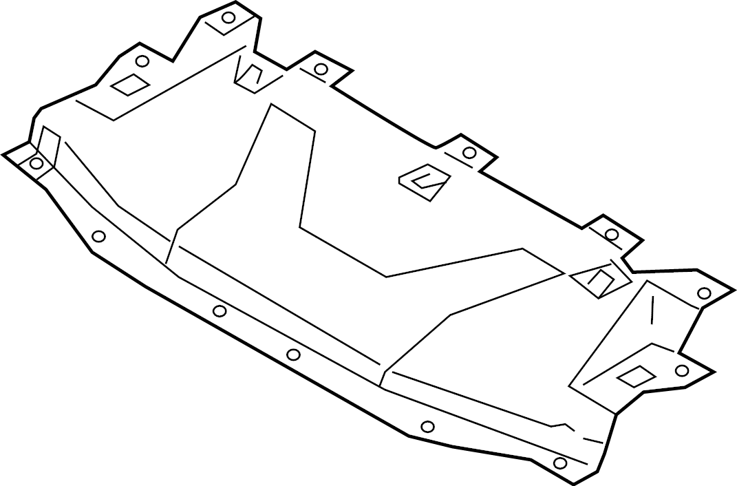 View 51465WAA01 Radiator Support Access Cover (Upper) Full-Sized Product Image