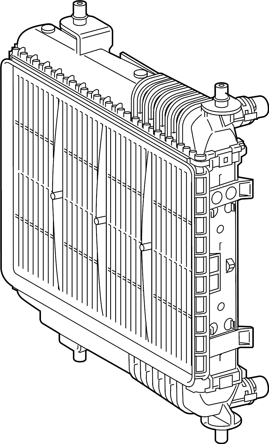 View 16400WAA04 Radiator Full-Sized Product Image