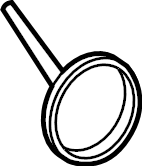View 90118WA536 PROFILE - GASKET. Water pump ASSEMBLY o - ring.  Full-Sized Product Image