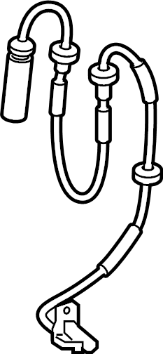 View 89516WAA03 ABS Wheel Speed Sensor (Front) Full-Sized Product Image