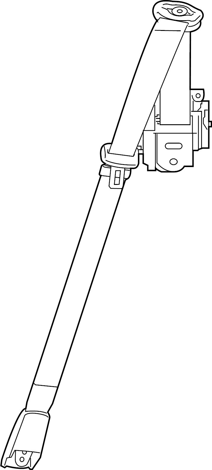 View 73210WAA02 Seat Belt Lap and Shoulder Belt (Front) Full-Sized Product Image