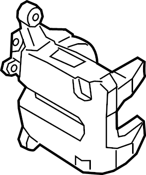 View 47823WAA03 Disc Brake Caliper (Rear) Full-Sized Product Image