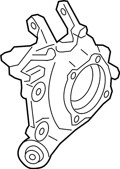 View 42304WAA01 Suspension Knuckle (Rear) Full-Sized Product Image