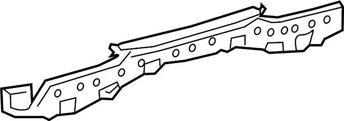 View 57108WAA01 Bumper Cover Reinforcement (Upper, Lower) Full-Sized Product Image