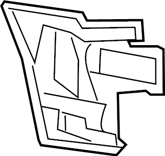 View 52155WAA01 Bumper Guide (Rear, Upper, Lower) Full-Sized Product Image