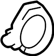 View 1658128070 Radiator Coolant Hose Clip (Lower) Full-Sized Product Image