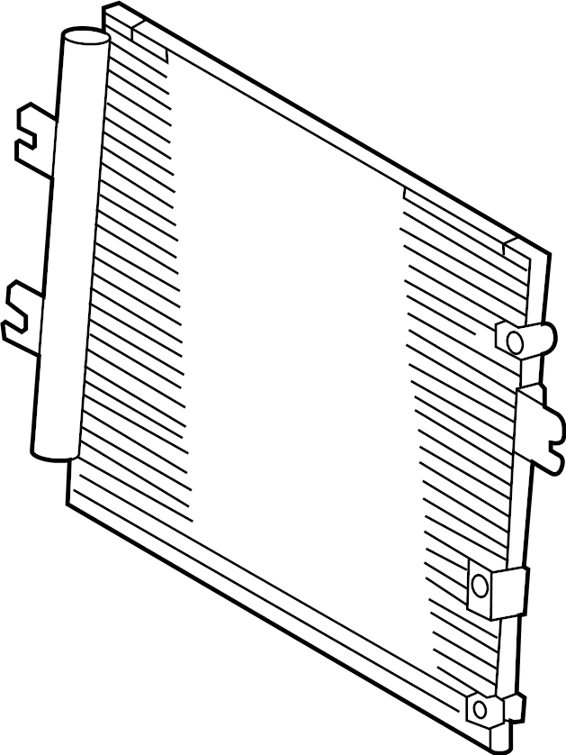 View 884A00C010 A/C Condenser Full-Sized Product Image