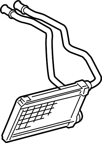 View 871070C070 HVAC Heater Core Full-Sized Product Image