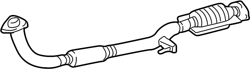 View 174107B030 Catalytic Converter (Front) Full-Sized Product Image
