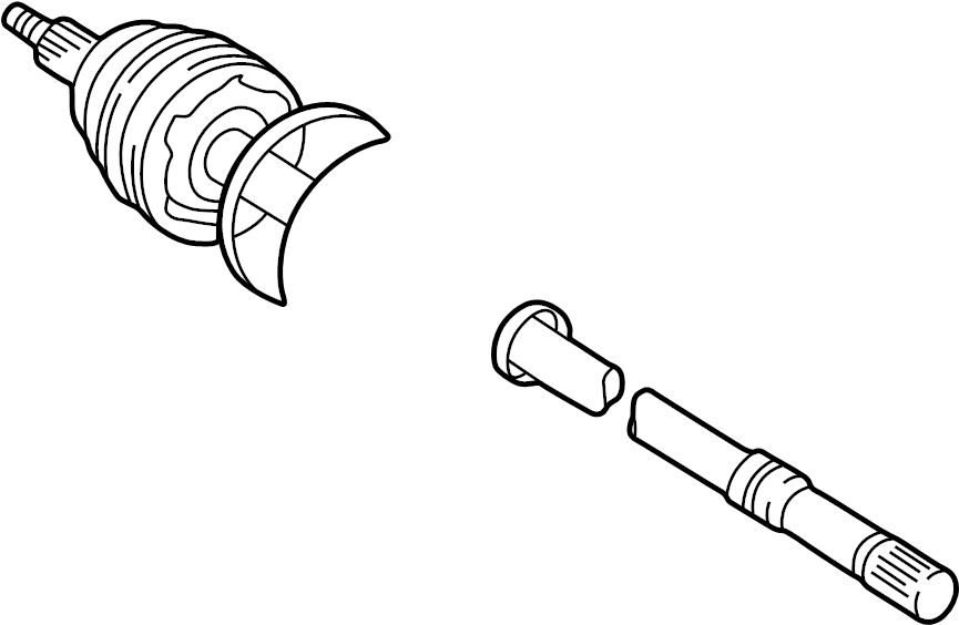 View 4347009190 CV Joint Kit (Front) Full-Sized Product Image