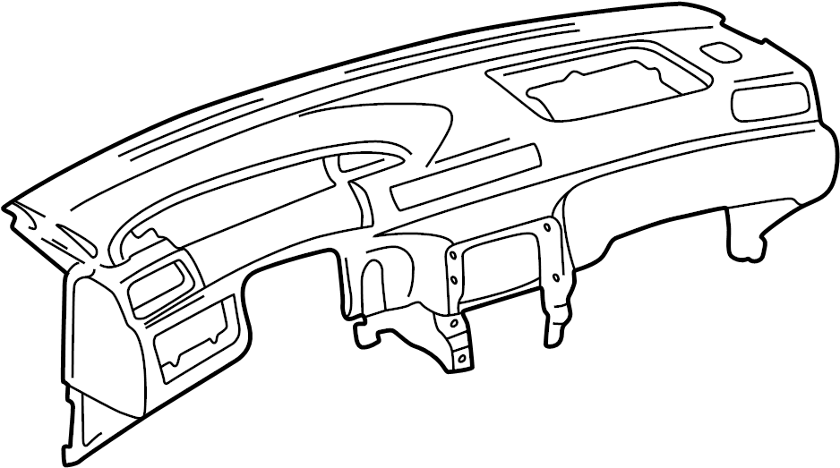 View 55401AA010B0 Dashboard Panel. Instrument panel. OBS.  Full-Sized Product Image