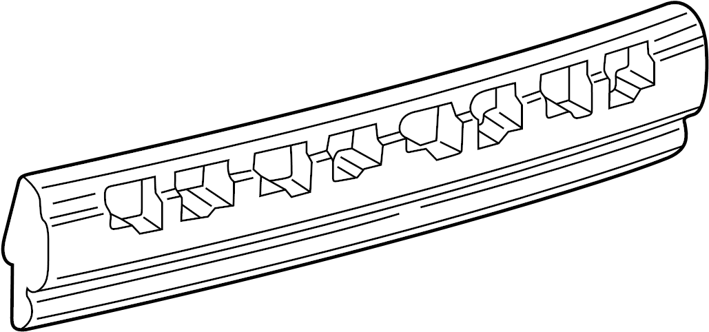 View 52615AA031 Bumper Impact Absorber (Rear) Full-Sized Product Image