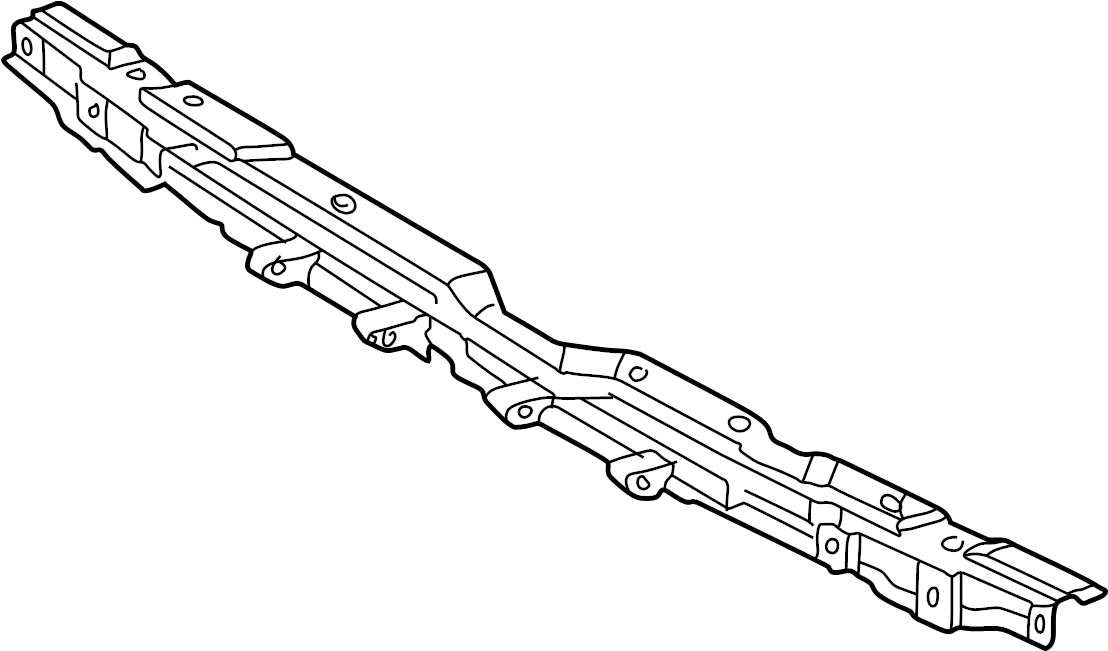 View 5250604020 Bumper Cover Support Rail (Front, Upper, Lower) Full-Sized Product Image