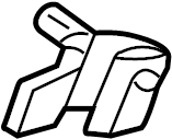 View 5313804010 Parking / Side Marker Light Clip Full-Sized Product Image