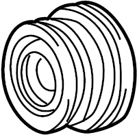 View 1340862040 Engine Crankshaft Pulley Full-Sized Product Image
