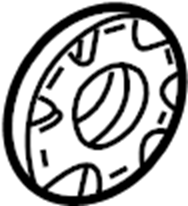 View 4350935040 Wheel Bearing Dust Cap Full-Sized Product Image