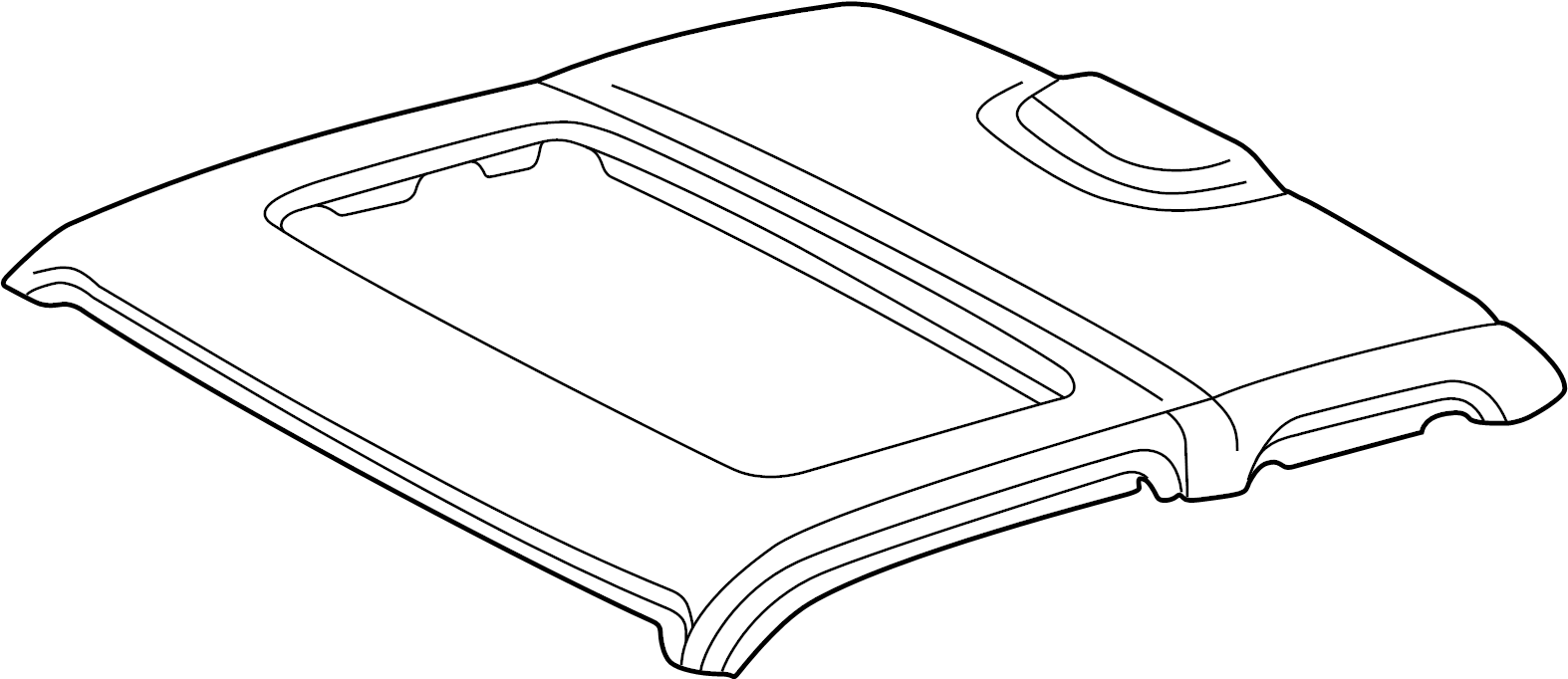 View 6311104060 Roof Panel Full-Sized Product Image