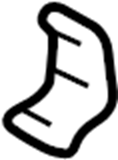 View 6481889101 Channel spacer. SPACER, BACK WINDOW.  Full-Sized Product Image